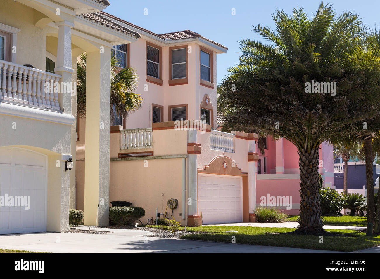Elegante Quartiere residenziale, A1A, Florida, Stati Uniti d'America Foto Stock