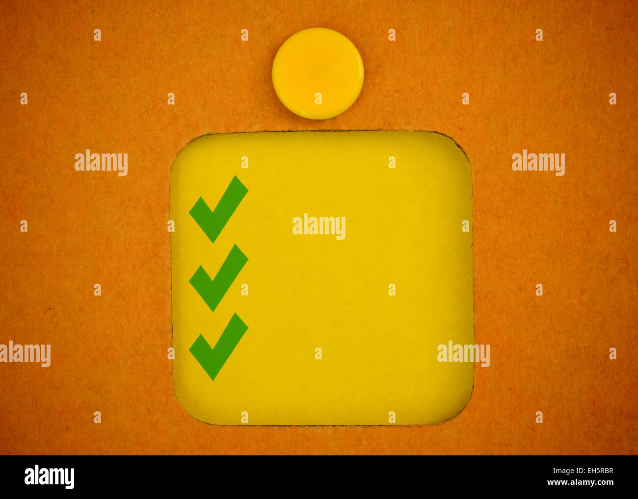 Etichetta vuota con lo spazio vuoto per la stampa di testo Foto Stock