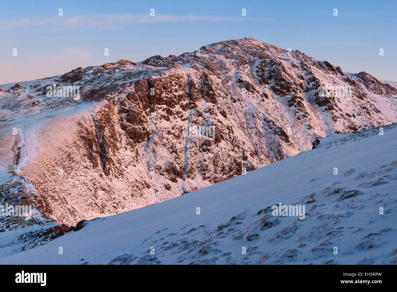 Il vertice di Cadair Idris, Snowdonia National Park, il Galles del nord. Foto Stock