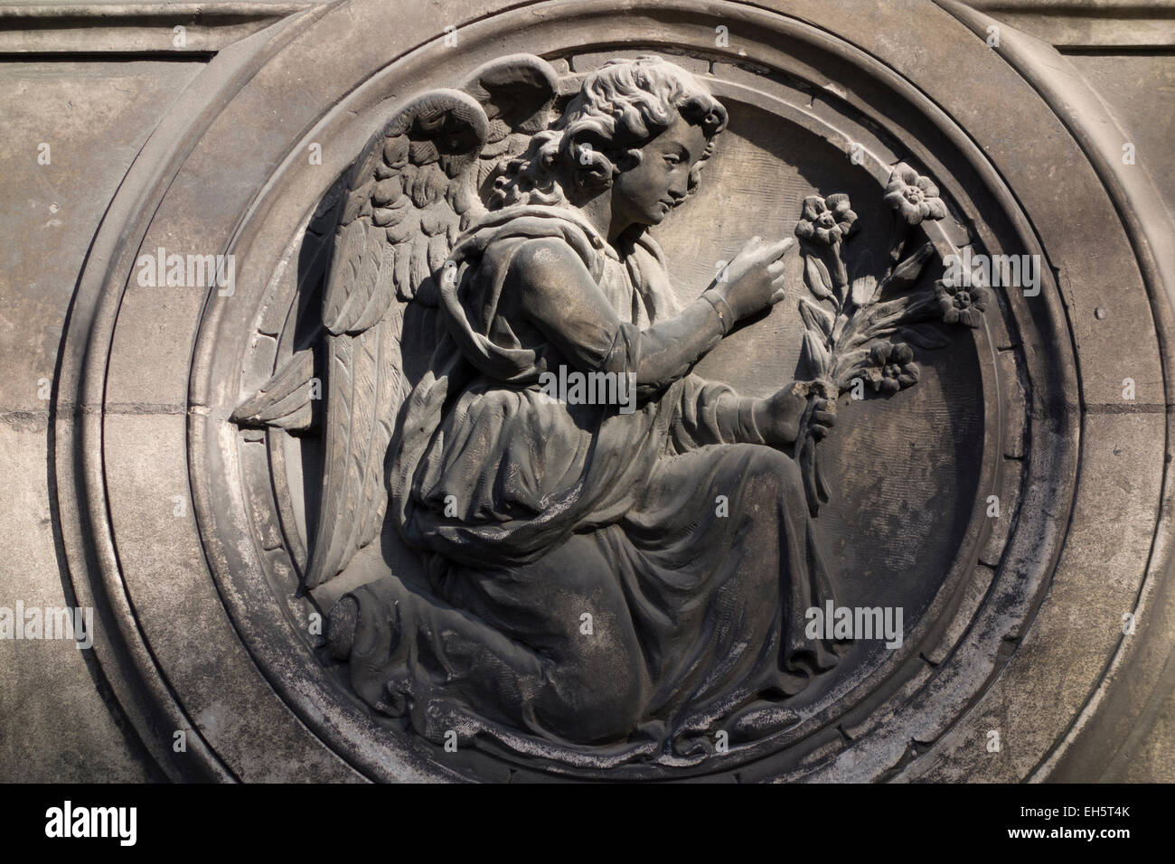 Dettaglio da esterno della chiesa di Saint-Maclou (Église Saint-Maclou) a Rouen, Alta Normandia, Francia Foto Stock