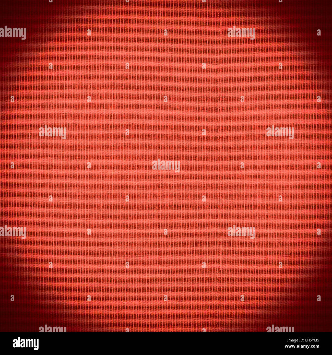 Rosso sfondo di tela di lino o di disegno a griglia texture Foto Stock