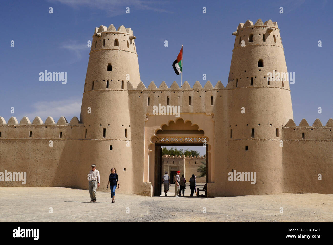Al Jahili Fort, Al-Ain, Abu Dhabi, Emirati arabi uniti Foto Stock