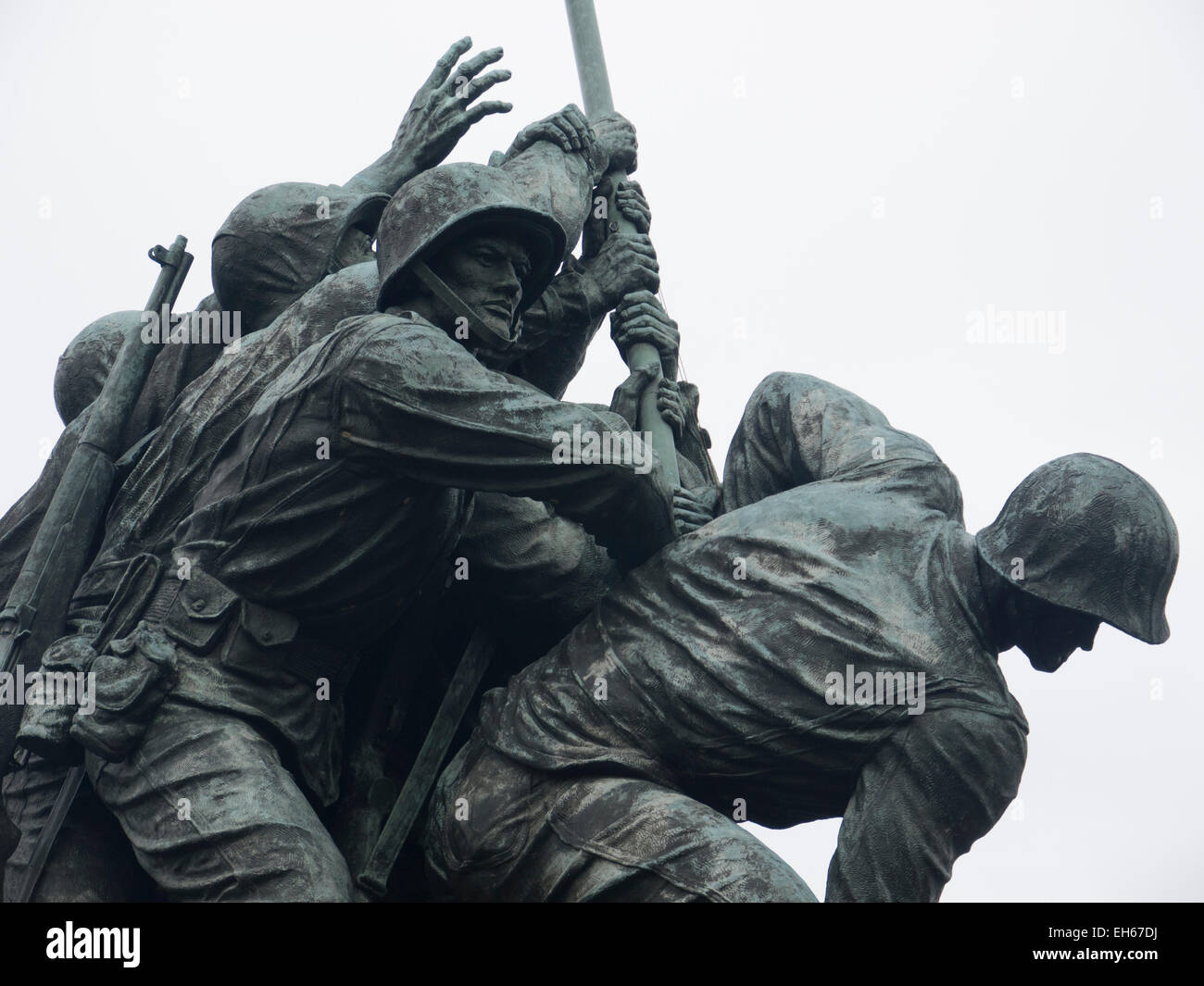 US Marine Corps War Memorial, Washington DC Foto Stock