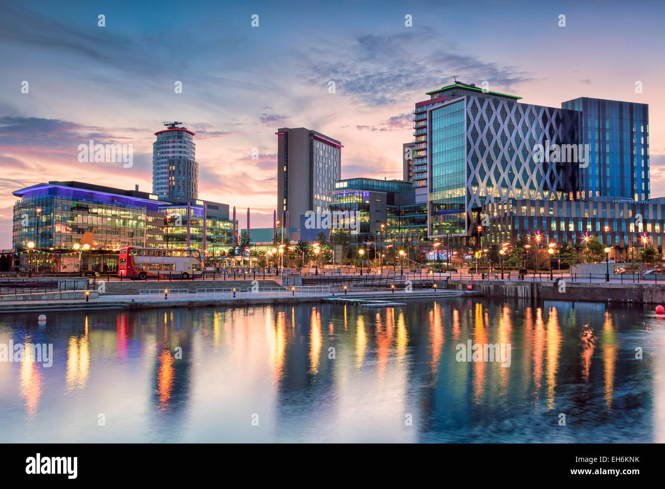 Media City Salford Quays Foto Stock
