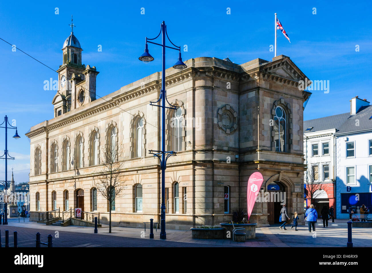 Coleraine Town Hall, Irlanda del Nord Foto Stock