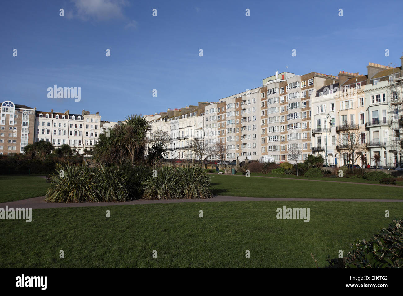 Warrior Square Gardens, St Leonards-On-mare, Hastings, East Sussex Foto Stock