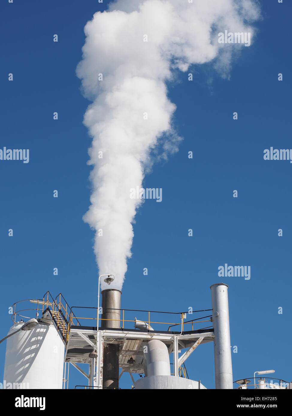 Il fumo dell'aria all'industria Foto Stock