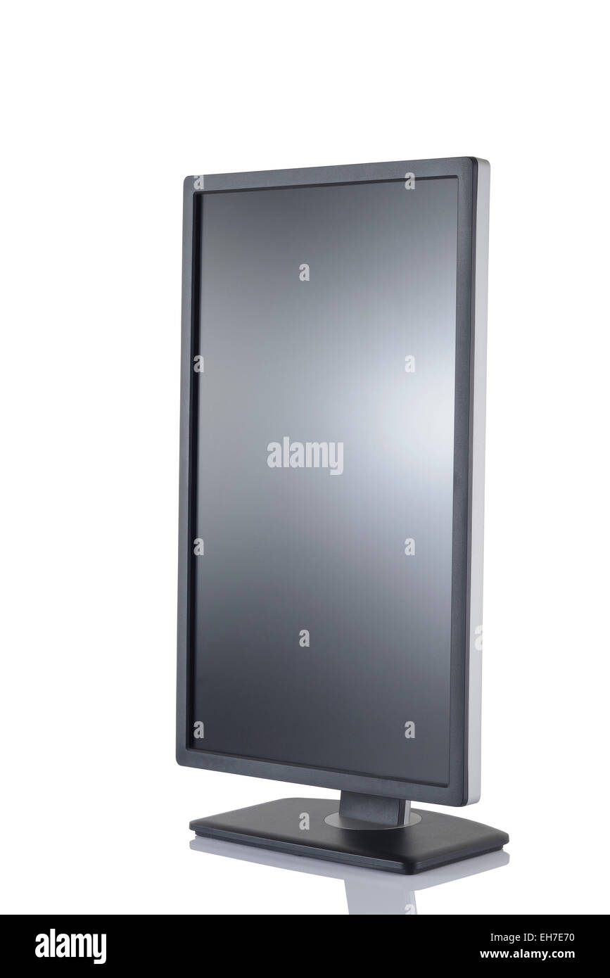 Verticale del monitor del computer Foto Stock