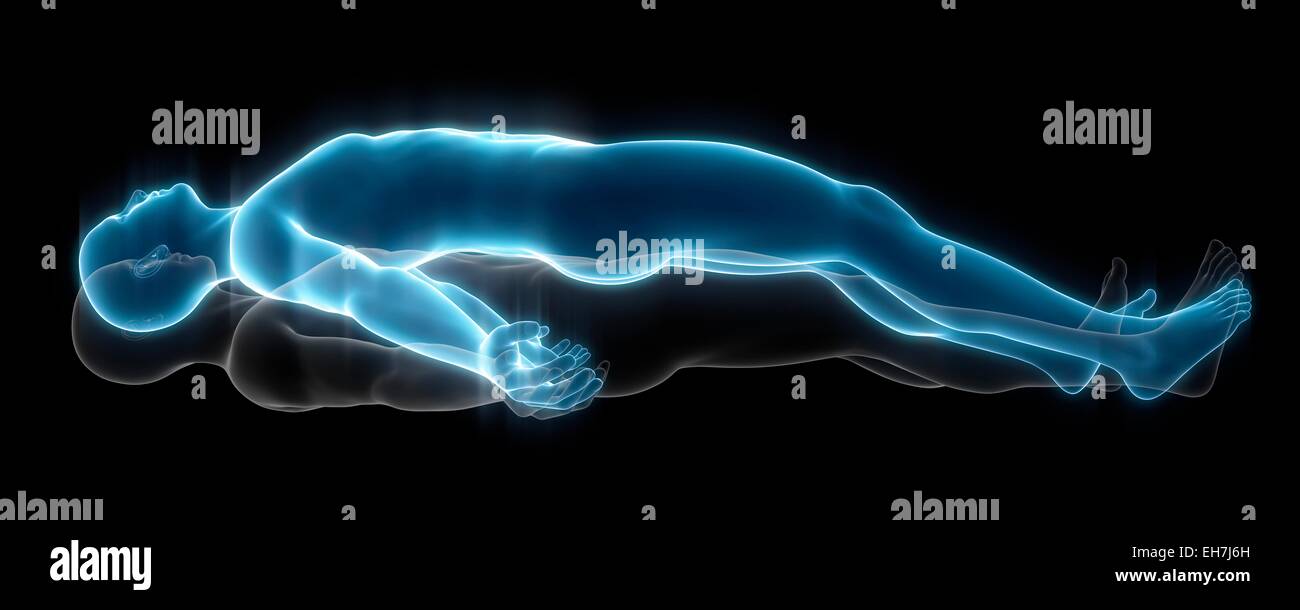 L'anima umana, illustrazione Foto Stock