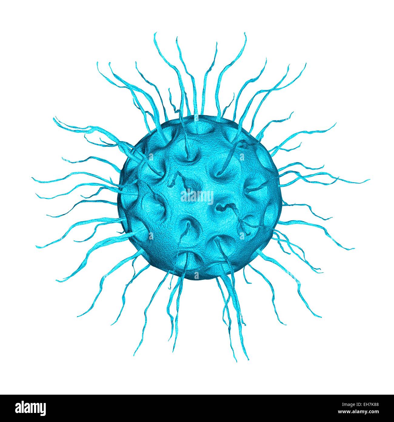 Virus, illustrazione concettuale Foto Stock