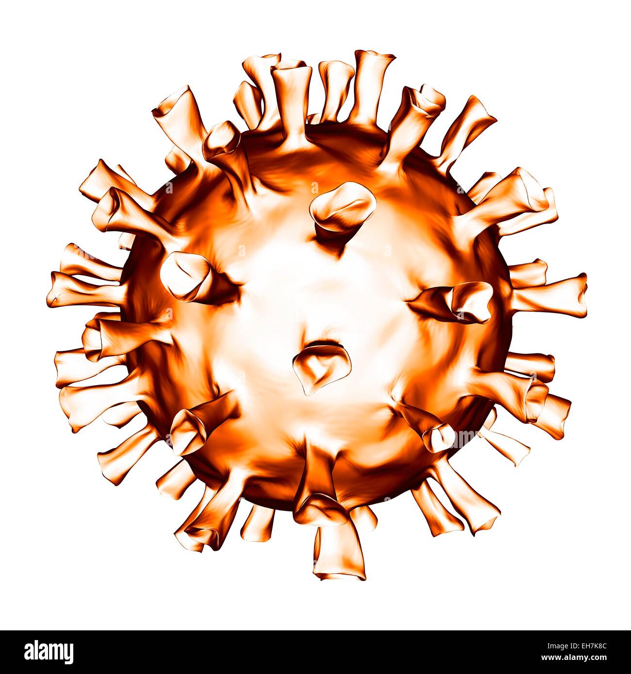 Virus, illustrazione concettuale Foto Stock