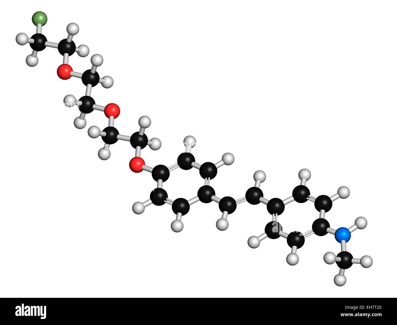 Florbetaben molecola radiofarmaceutica Foto Stock