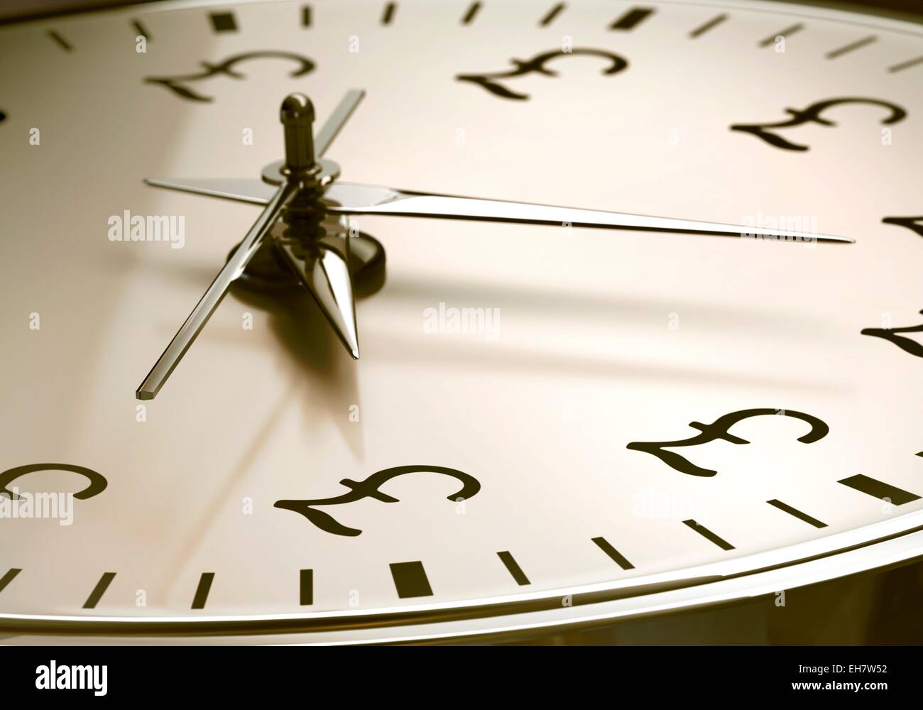 Il tempo è denaro, illustrazione Foto Stock