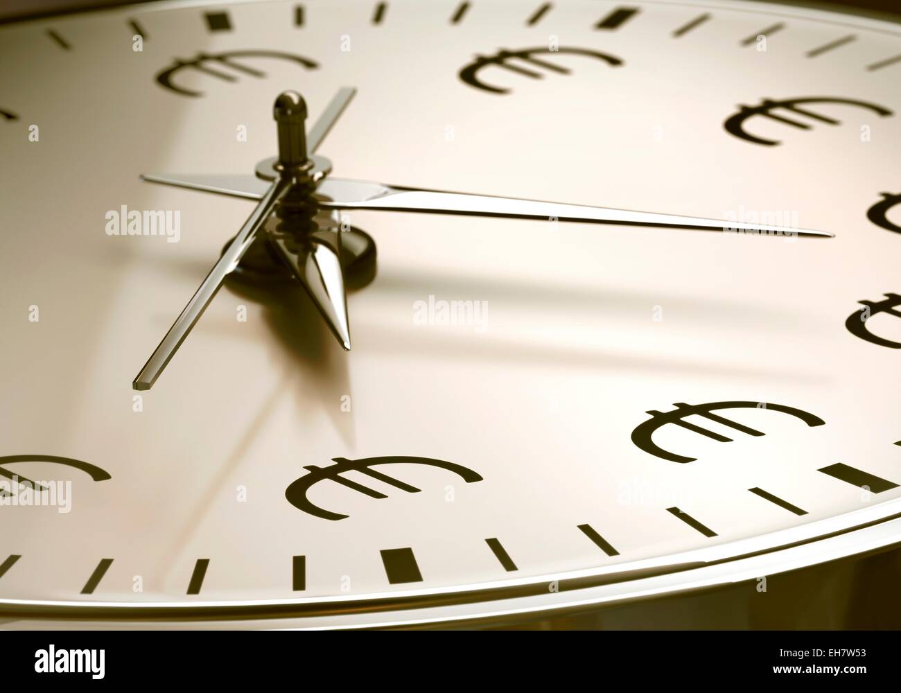 Il tempo è denaro, illustrazione Foto Stock