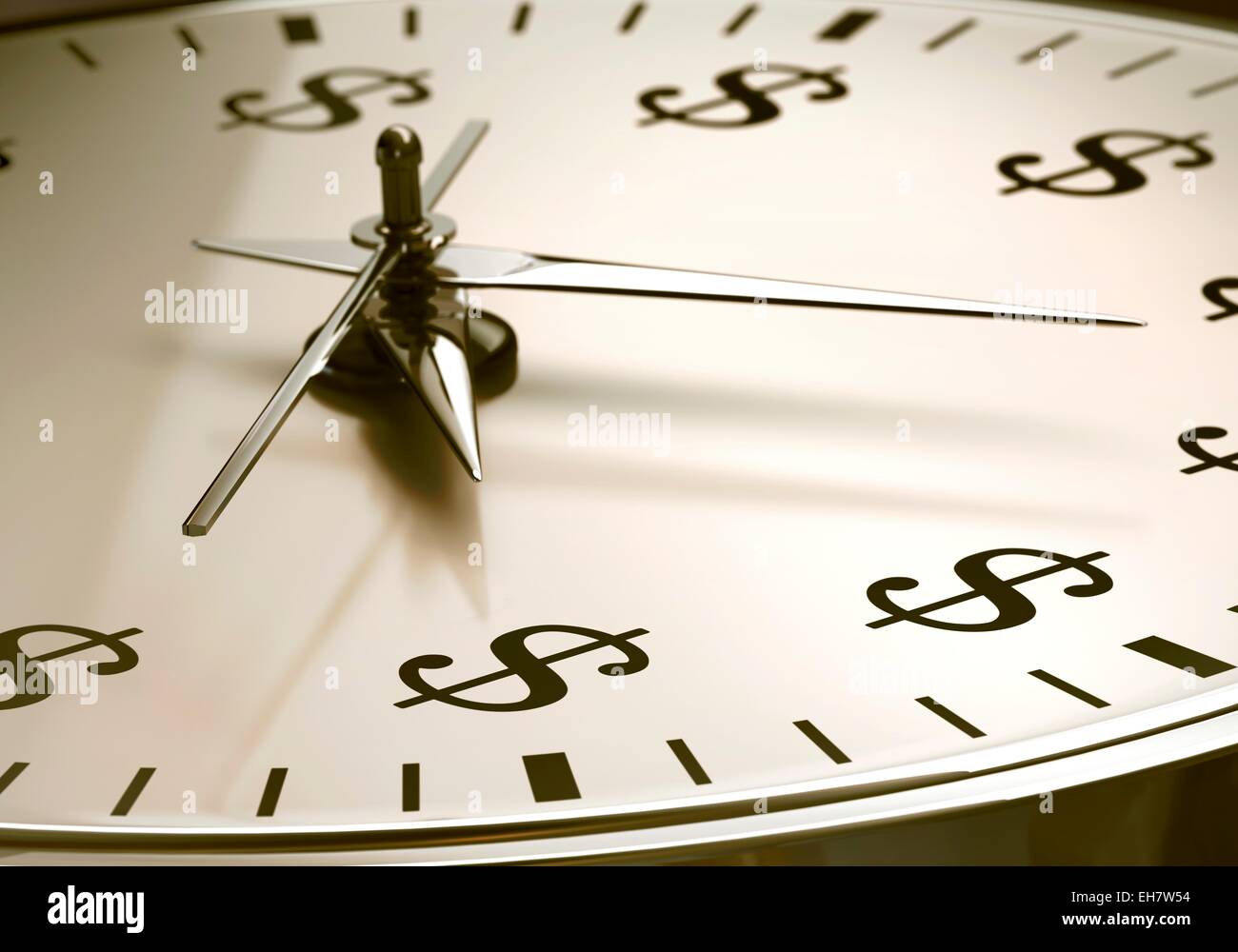 Il tempo è denaro, illustrazione Foto Stock