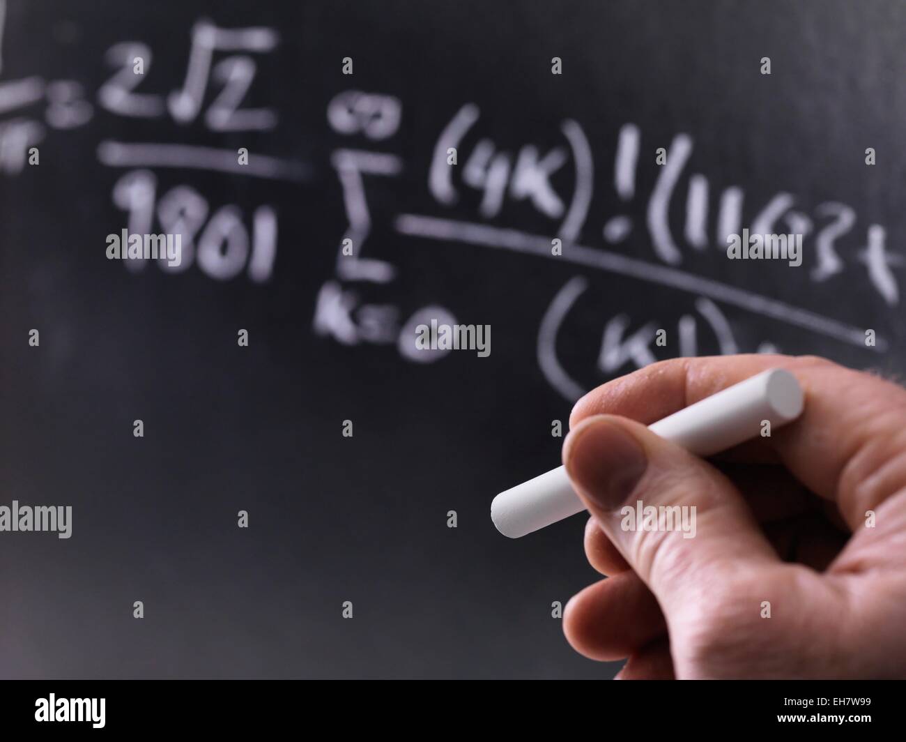 Equazione matematica Foto Stock