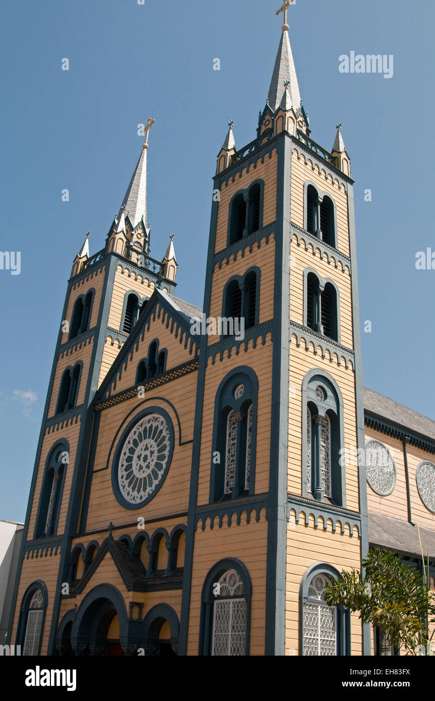 San Pietro e la Cattedrale di San Paolo a Paramaribo, PARAMARIBO SURINAME, Foto Stock