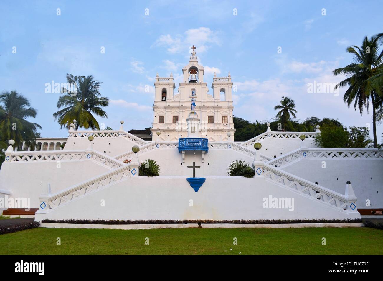 Chiesa di Maria Immacolata Concezione Panaji, Goa, India Foto Stock