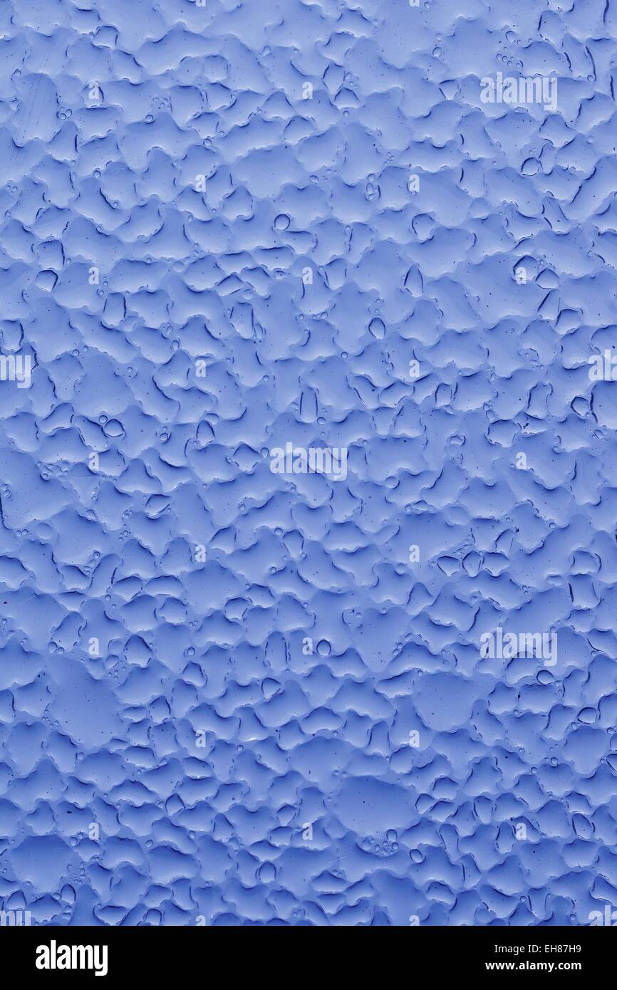 La texture di acqua in colore blu Foto Stock