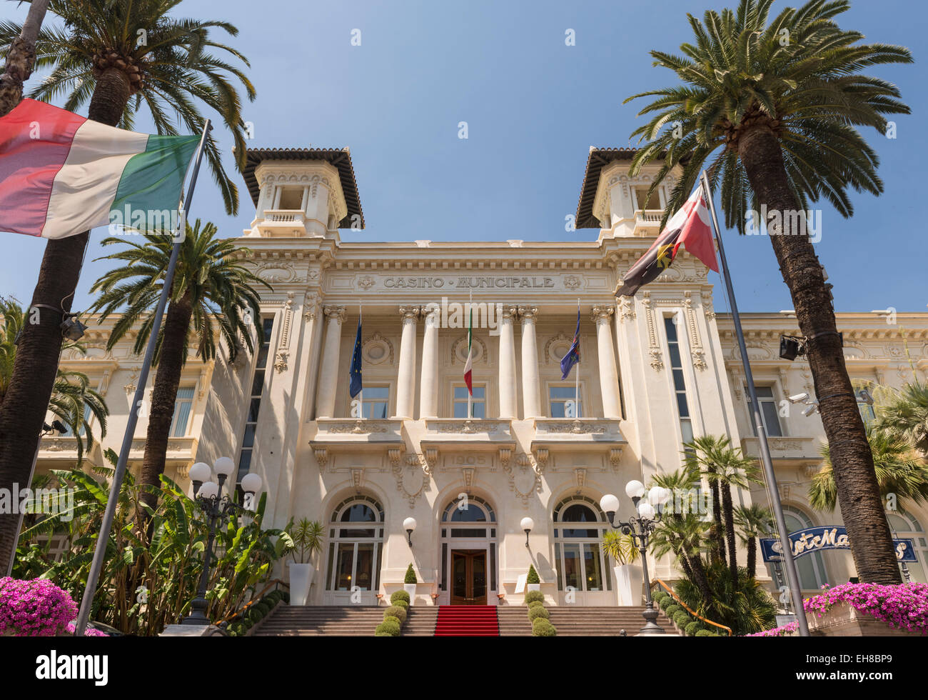 San Remo casino, San Remo, Italia, Europa Foto Stock