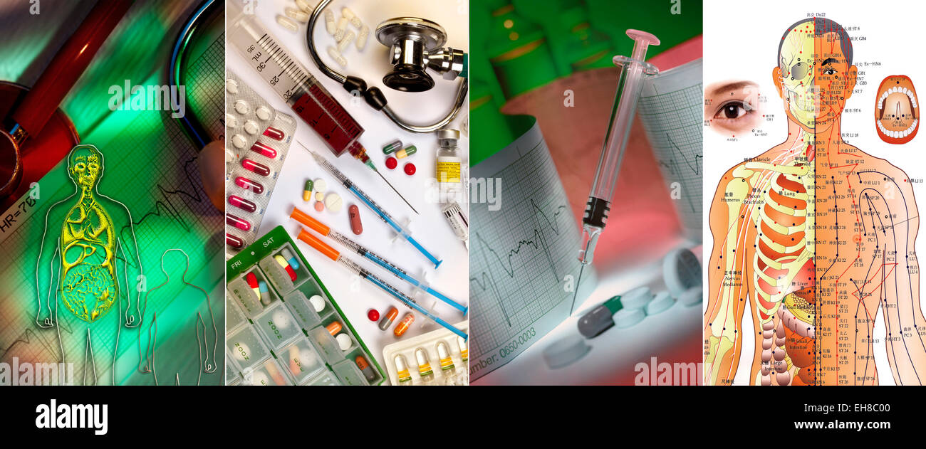 Le immagini di soggetti medici Foto Stock