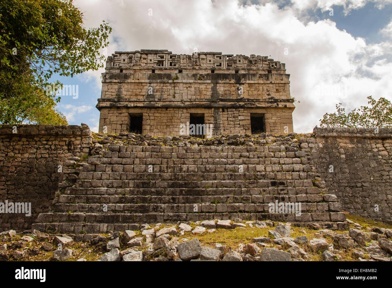 Chichen Itza Edificio de las Monjas Convento Foto Stock