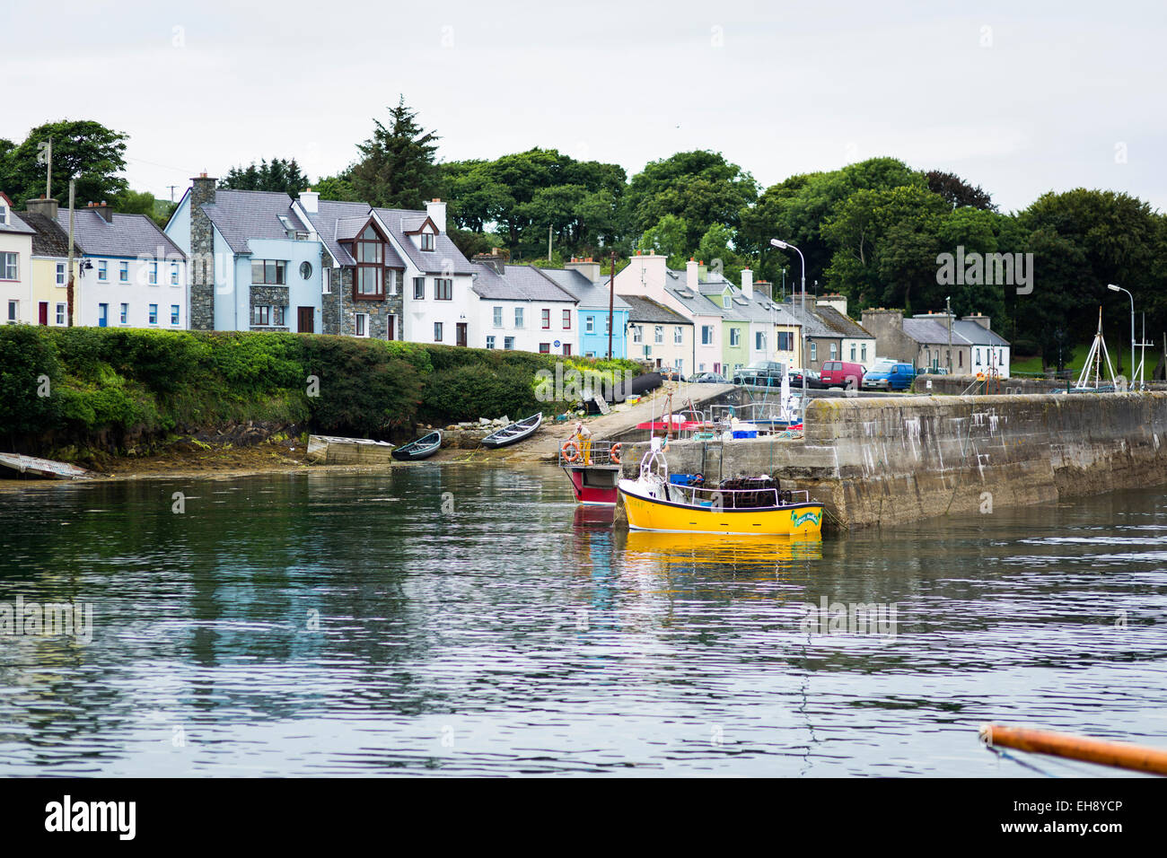 Roundstone, Connemara, Irlanda Foto Stock