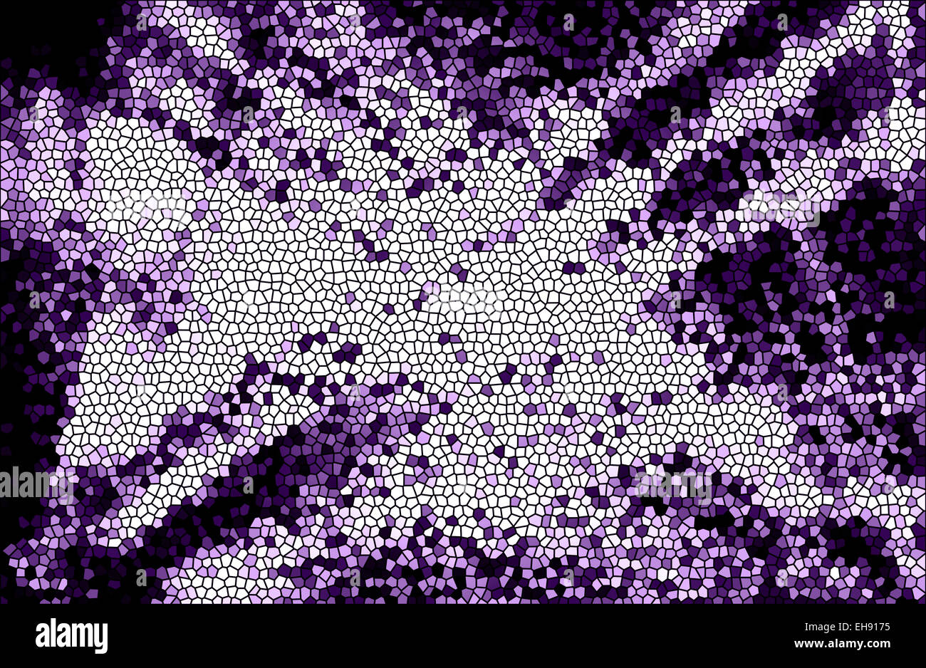 Abstract sfondo viola con texture a mosaico Foto Stock
