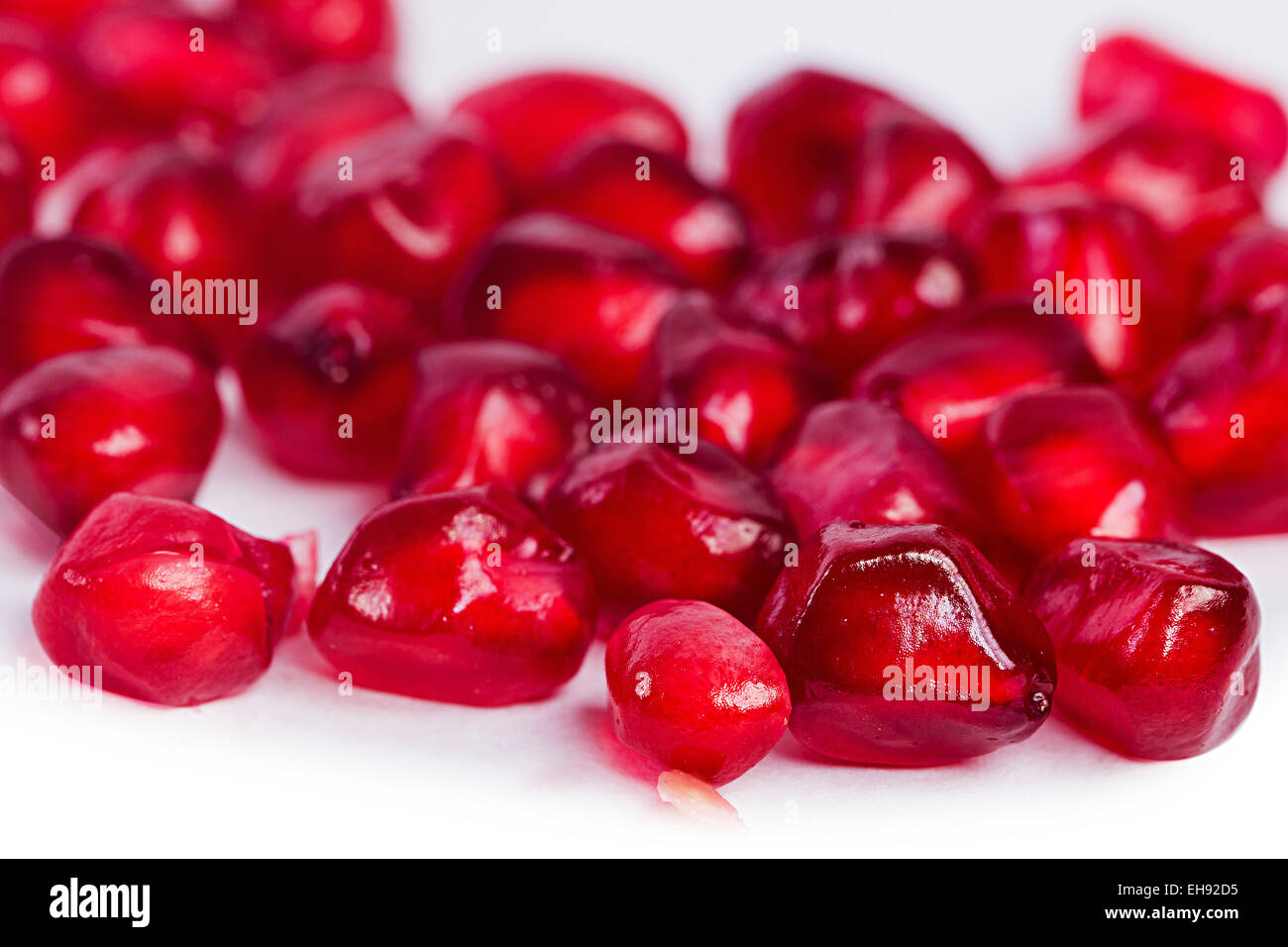 Seme fresco melagrane frutti salute nessuno Foto Stock