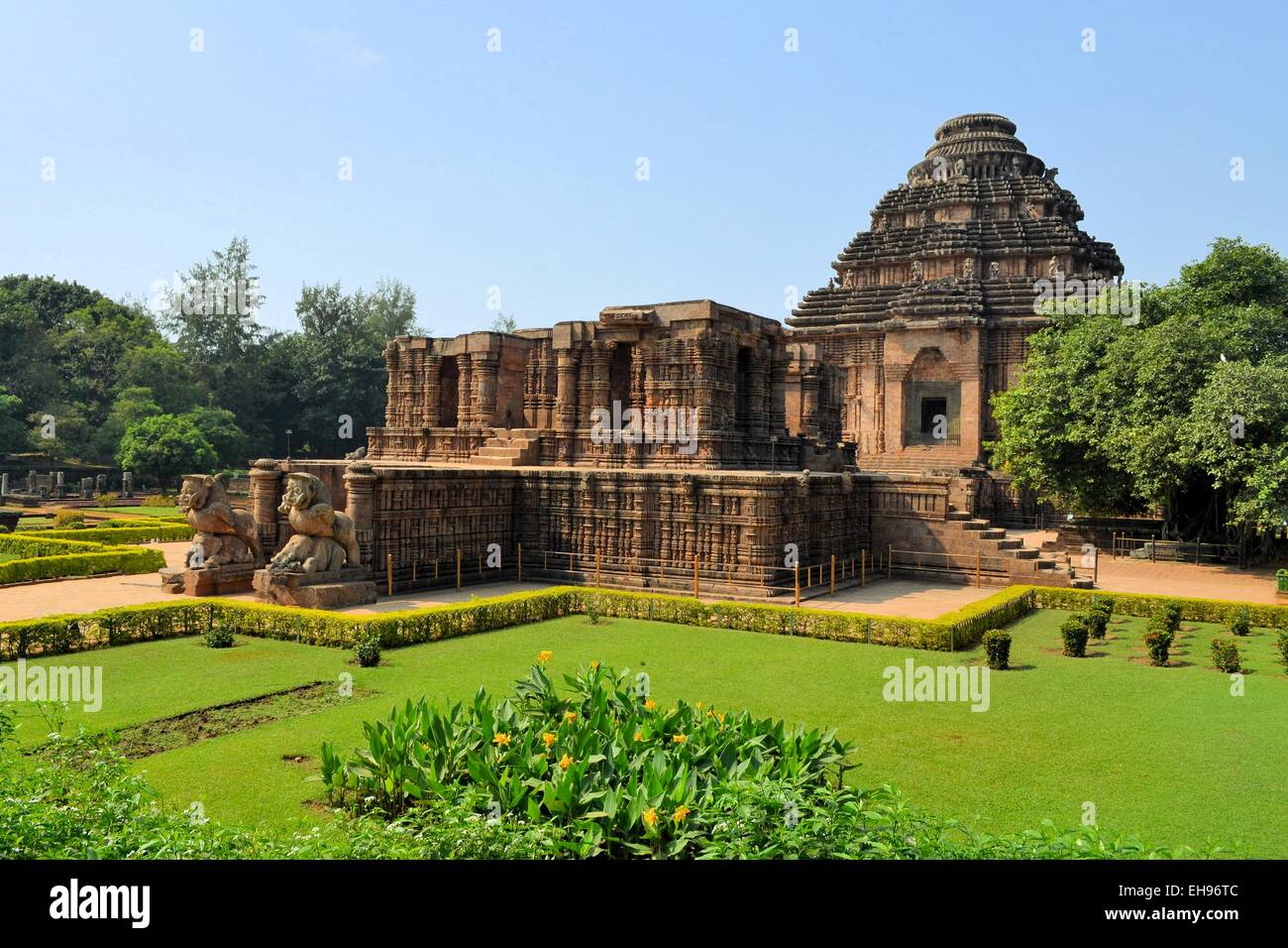 Tempio indù del Sole, Konark, India Foto Stock