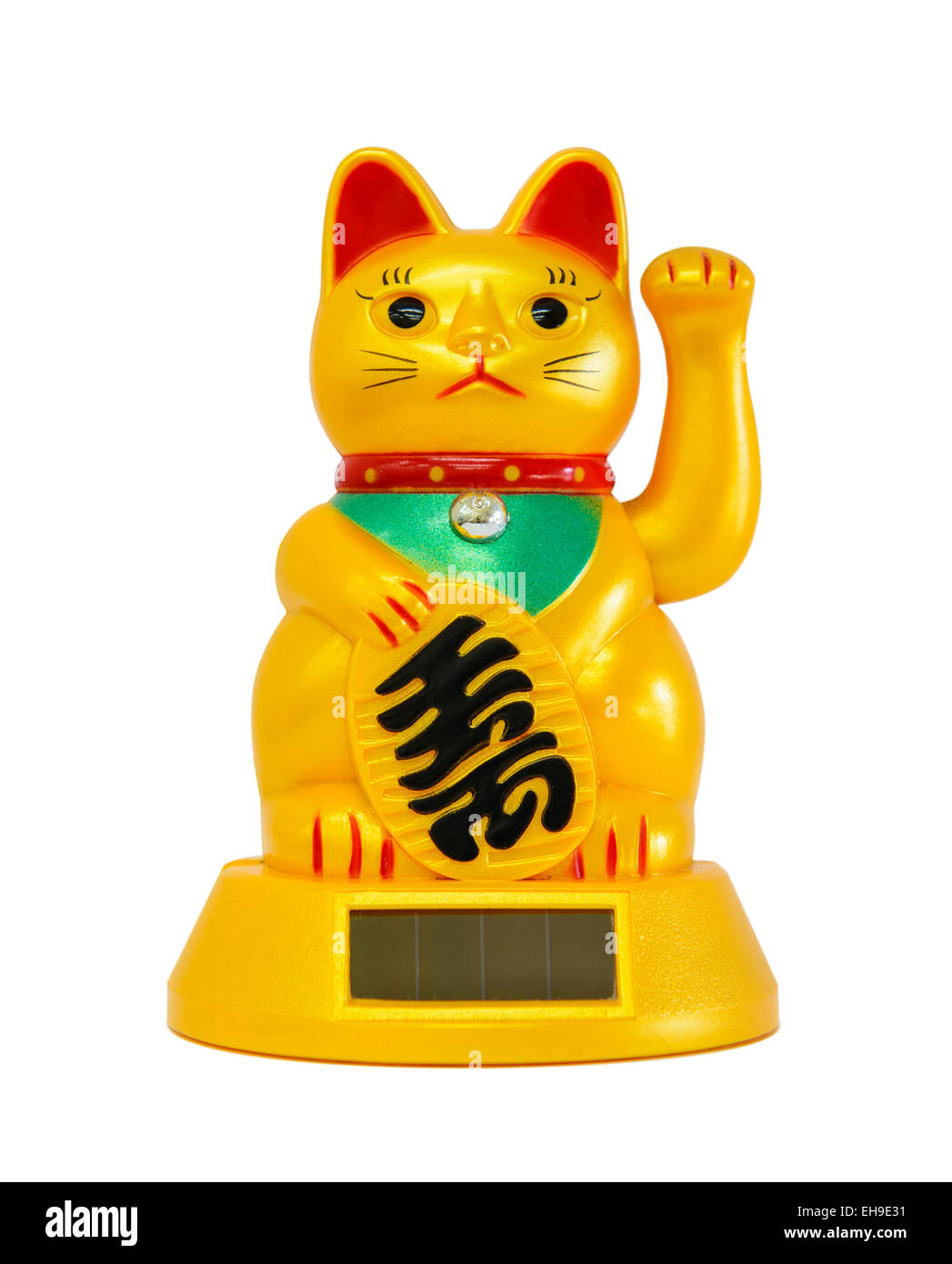 Il cinese buona fortuna cat Foto Stock