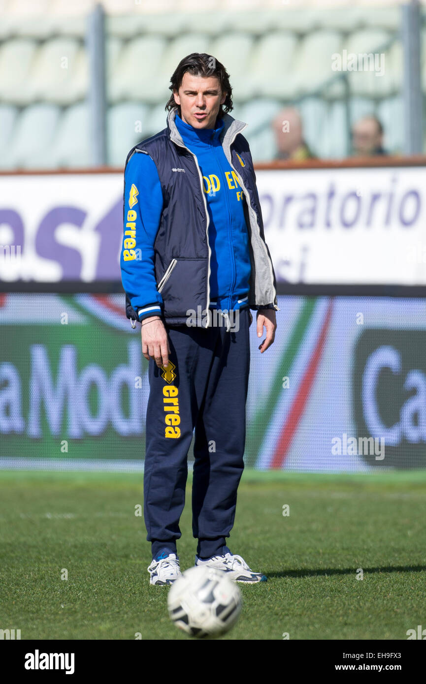 Modena, Italia. 7 Mar, 2015. Simone Pavan (Modena) Calcio/Calcetto : Italiano 'Serie B' match tra Modena FC 1-0 Frosinone calcio allo Stadio Alberto Braglia di Modena . © Maurizio Borsari/AFLO/Alamy Live News Foto Stock