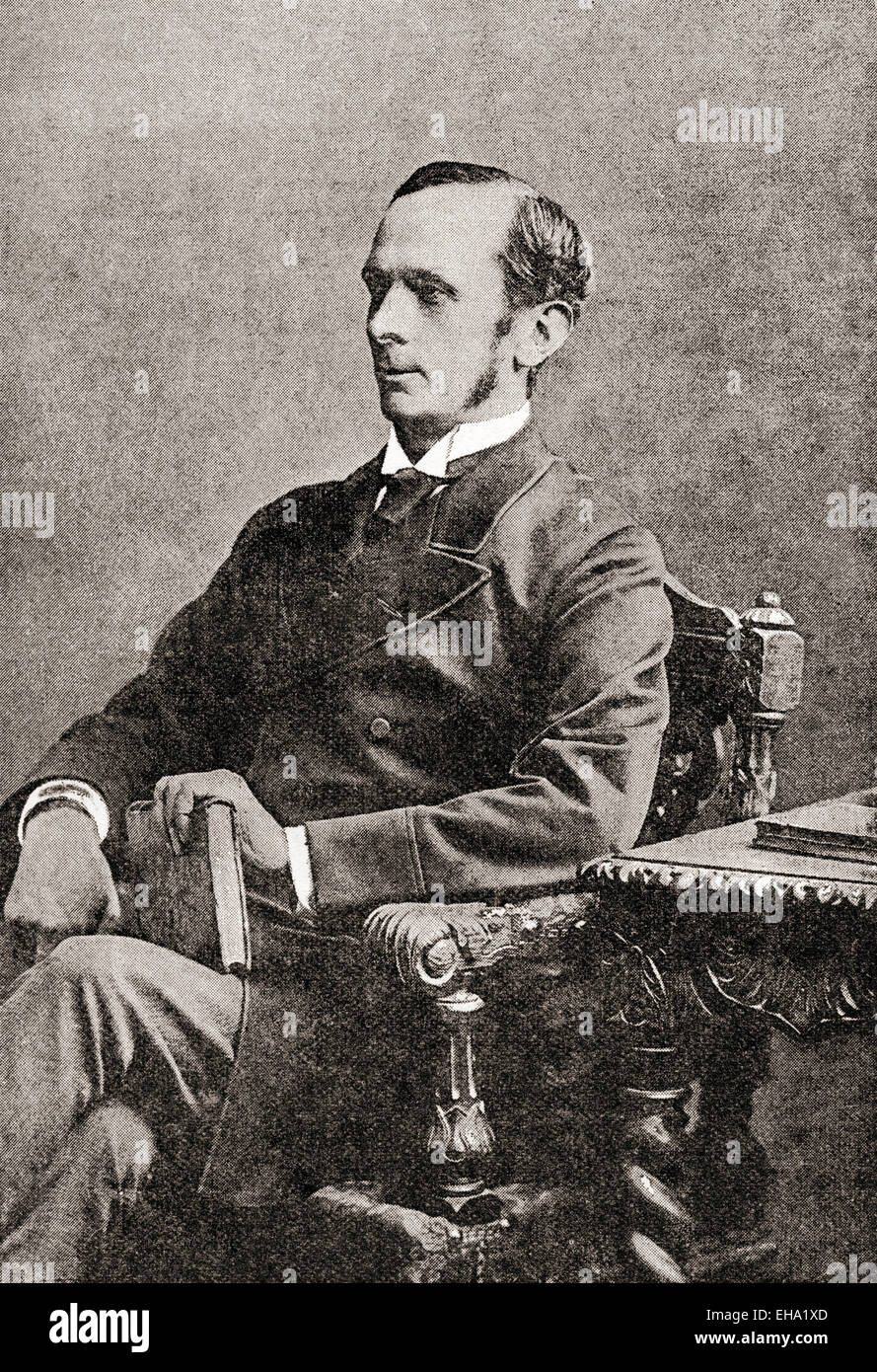 Sir Morell Mackenzie, 1837 - 1892. Il medico britannico, uno dei pionieri della laryngology. Foto Stock