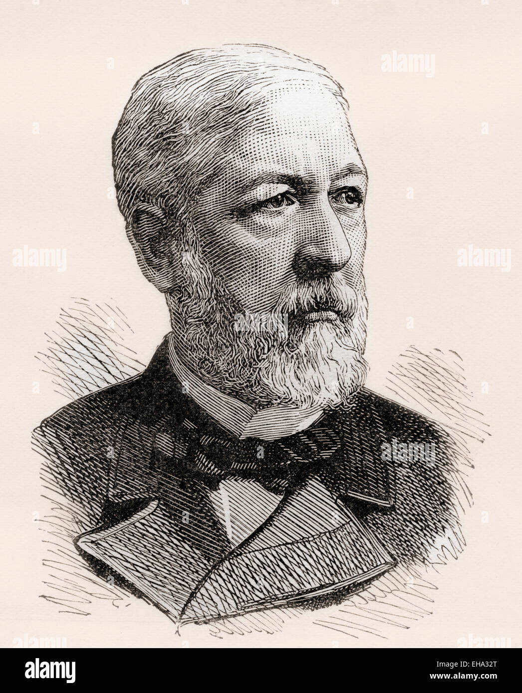 James Gillespie Blaine, 1830 - 1893. Statista americano e candidato repubblicano. Foto Stock