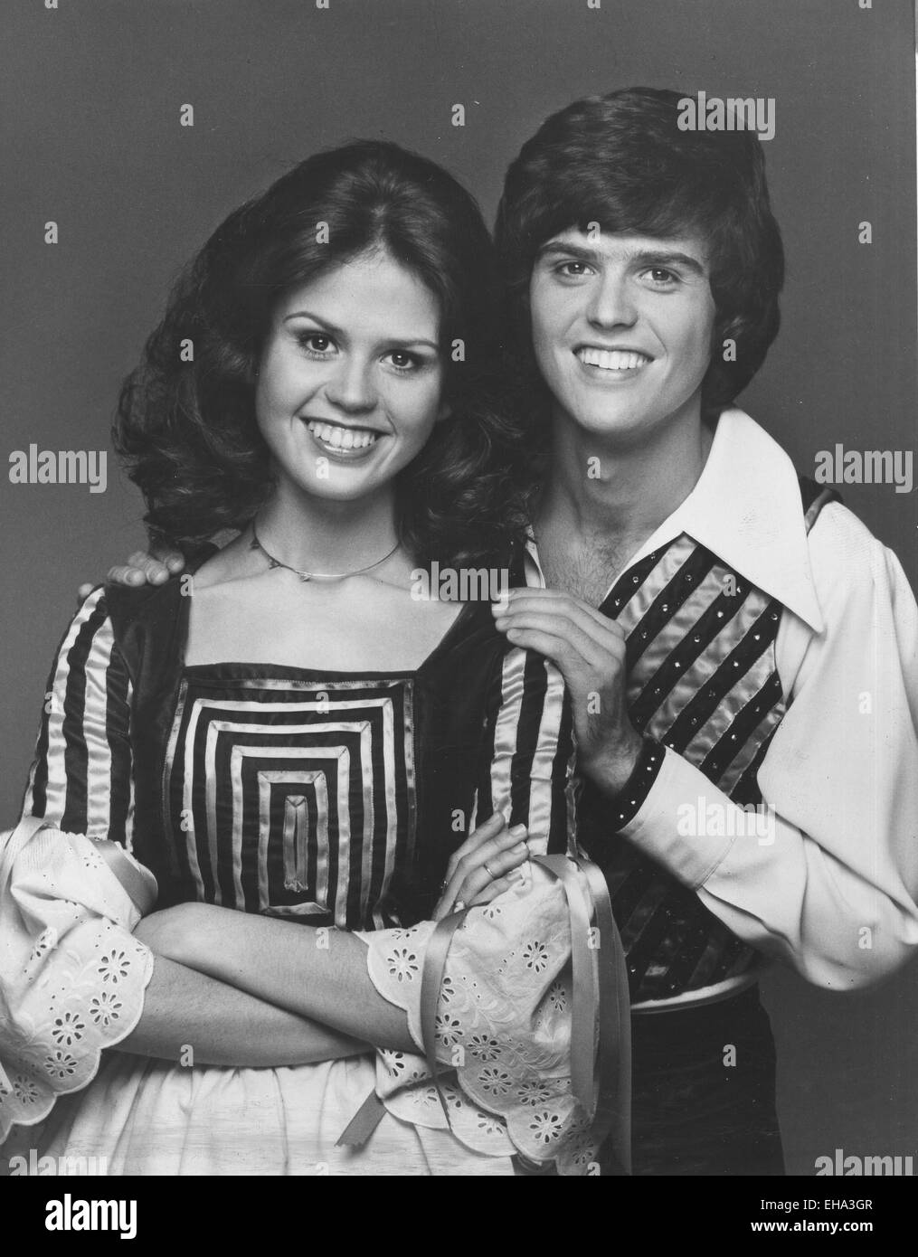 MARIE OSMOND con Donny Osmond. © Smp/Globe foto/ZUMA filo/Alamy Live News Foto Stock