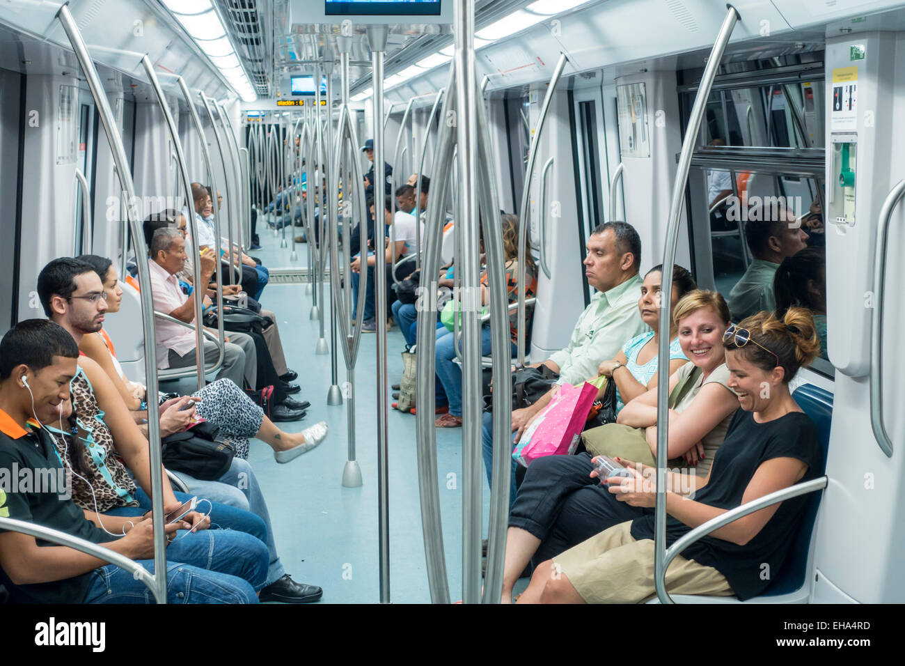 La metropolitana della città di Panama Panama Foto Stock