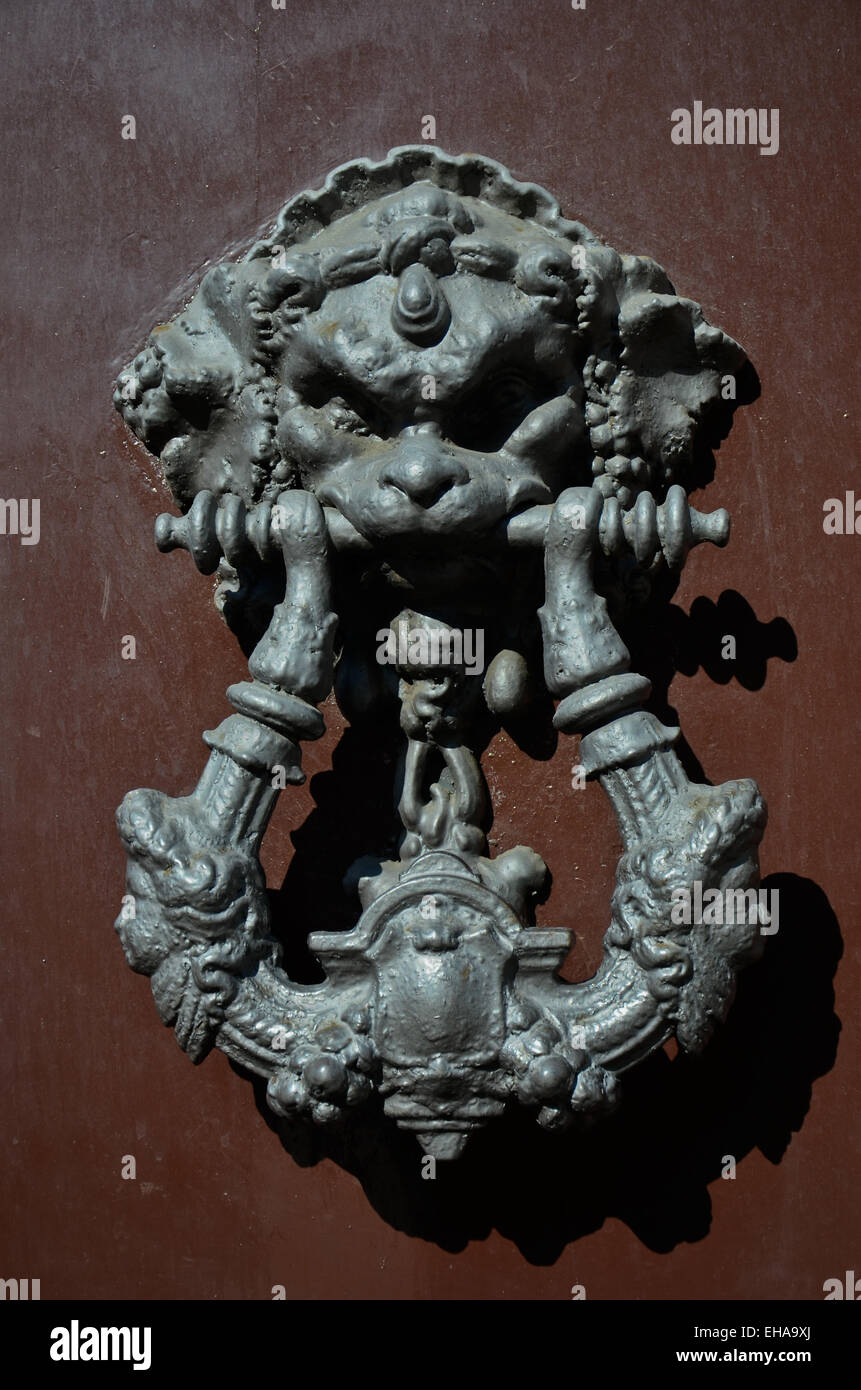 Fotografia di un molto elaborata la maniglia Foto Stock