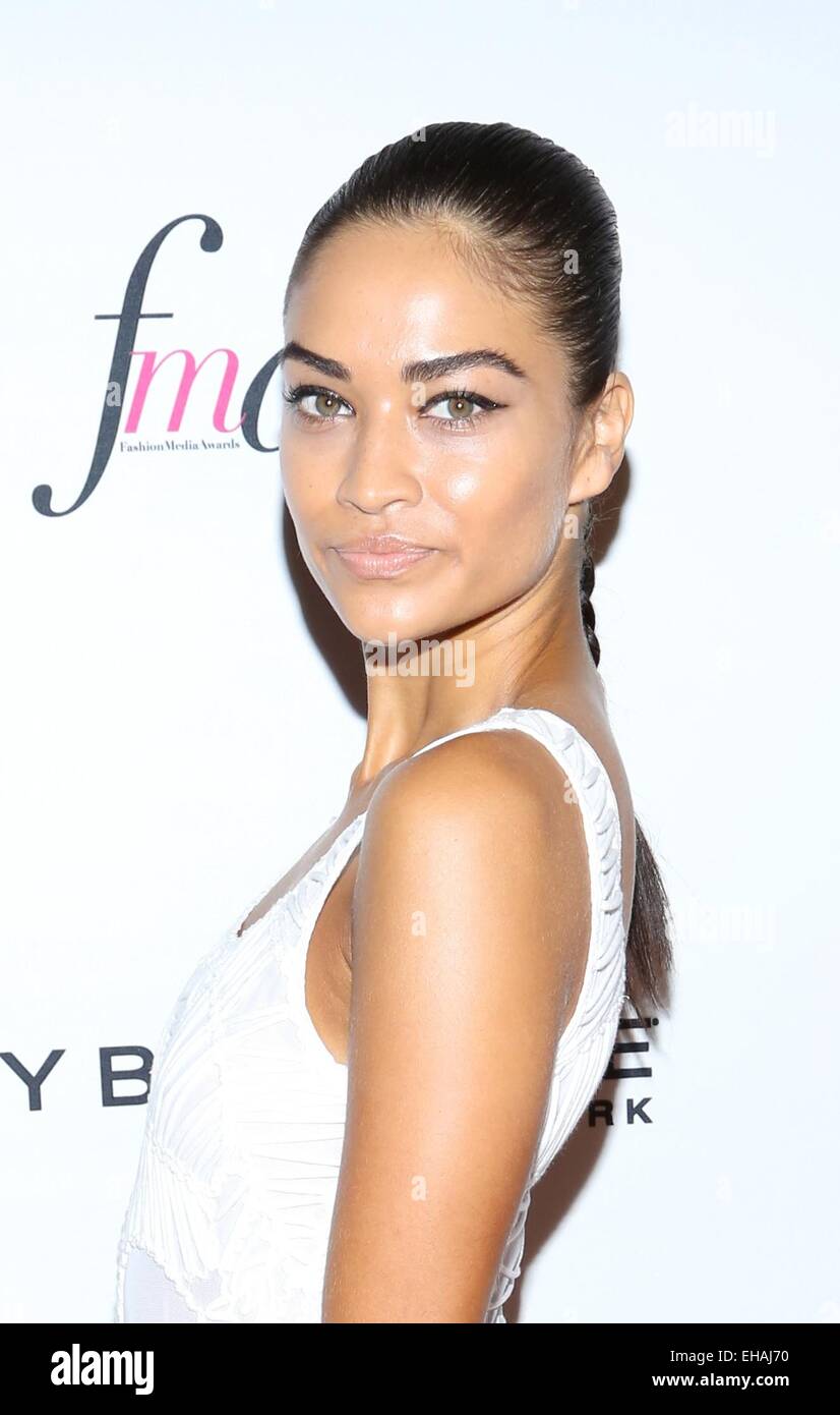 Il quotidiano fila anteriore presenta la seconda edizione di Fashion Media Awards (FMAS) - Arrivi con: Shanina Shaik dove: New York New York, Stati Uniti quando: 05 Set 2014 Foto Stock