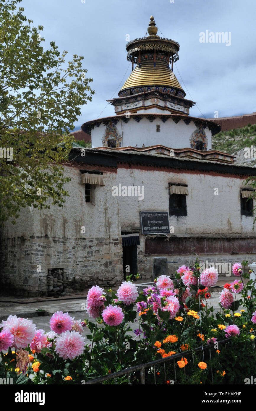 Gyantse, Pelkor Chöde Monastero Foto Stock