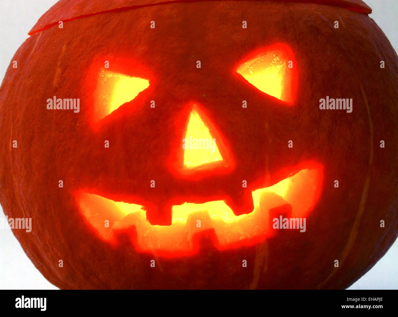 Kürbiskopf / testa di zucca Foto Stock