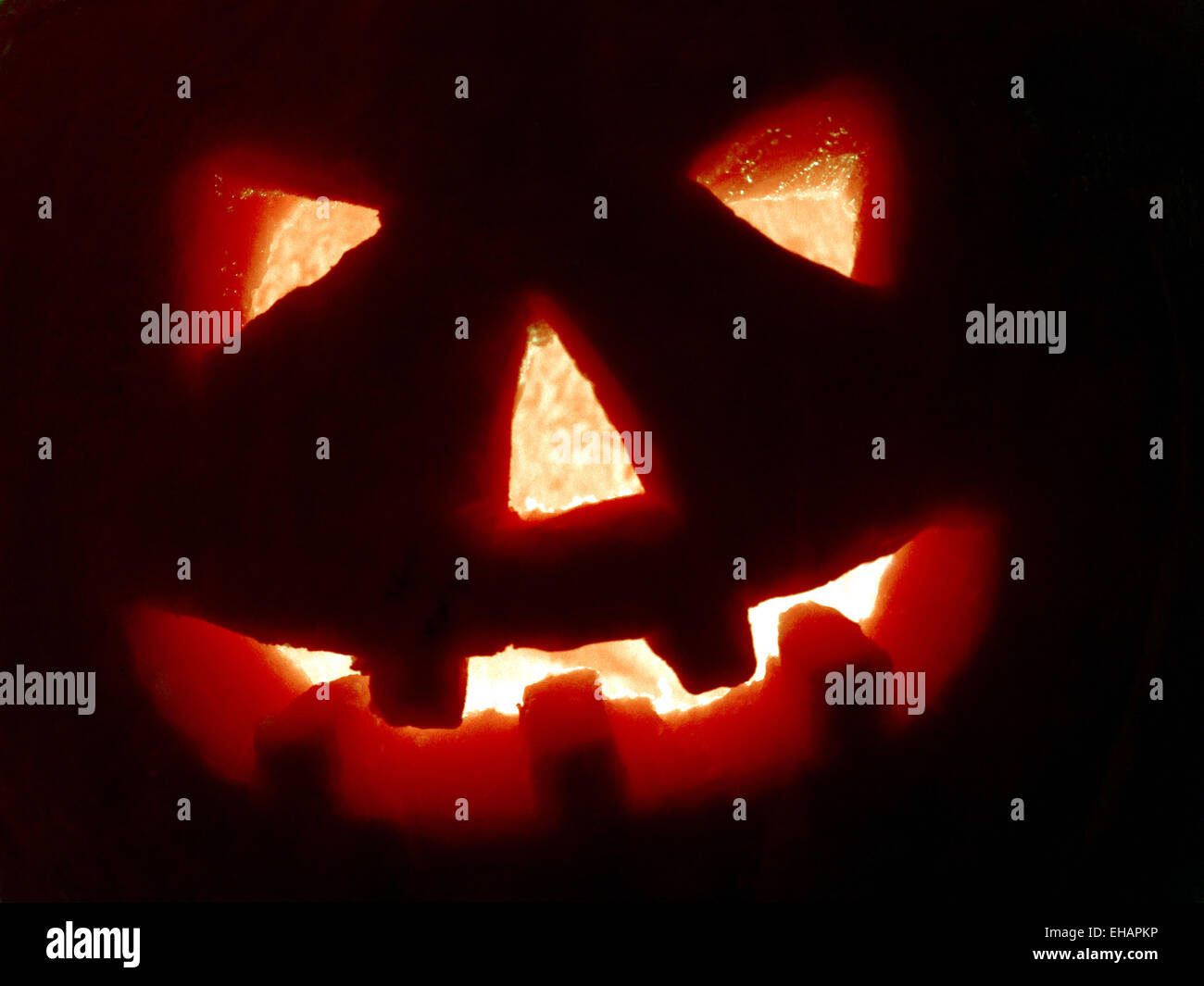 Kürbisgesicht / testa di zucca Foto Stock