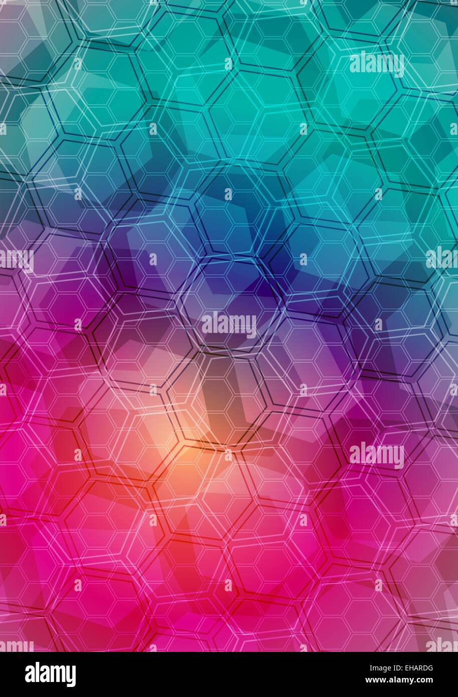 Abstract background geometrica Foto Stock