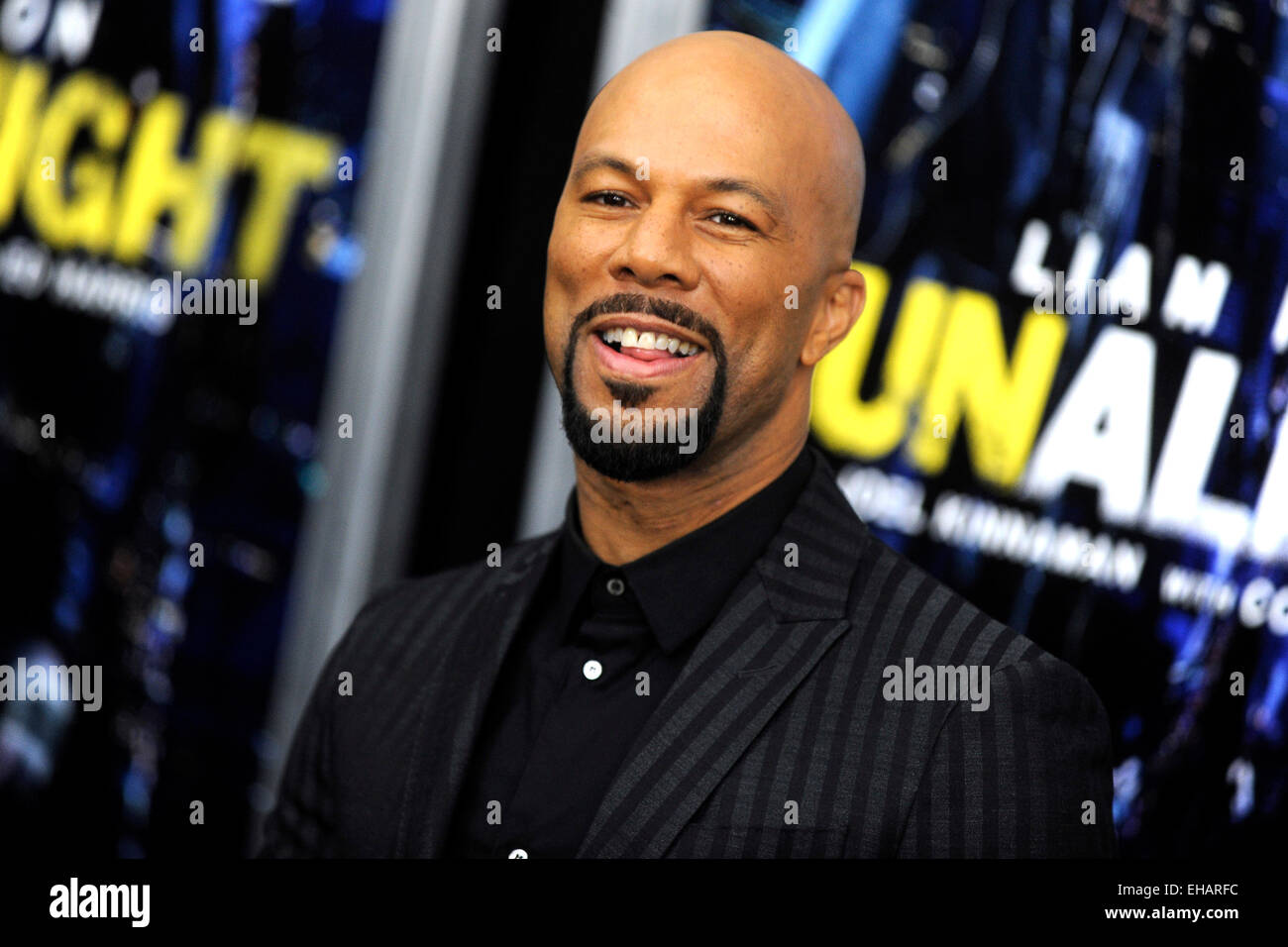 Arriva comune per il 'correre per tutta la notte " New York Premiere a AMC Lincoln Square Theatre il 9 marzo 2015 in New York City/picture alliance Foto Stock