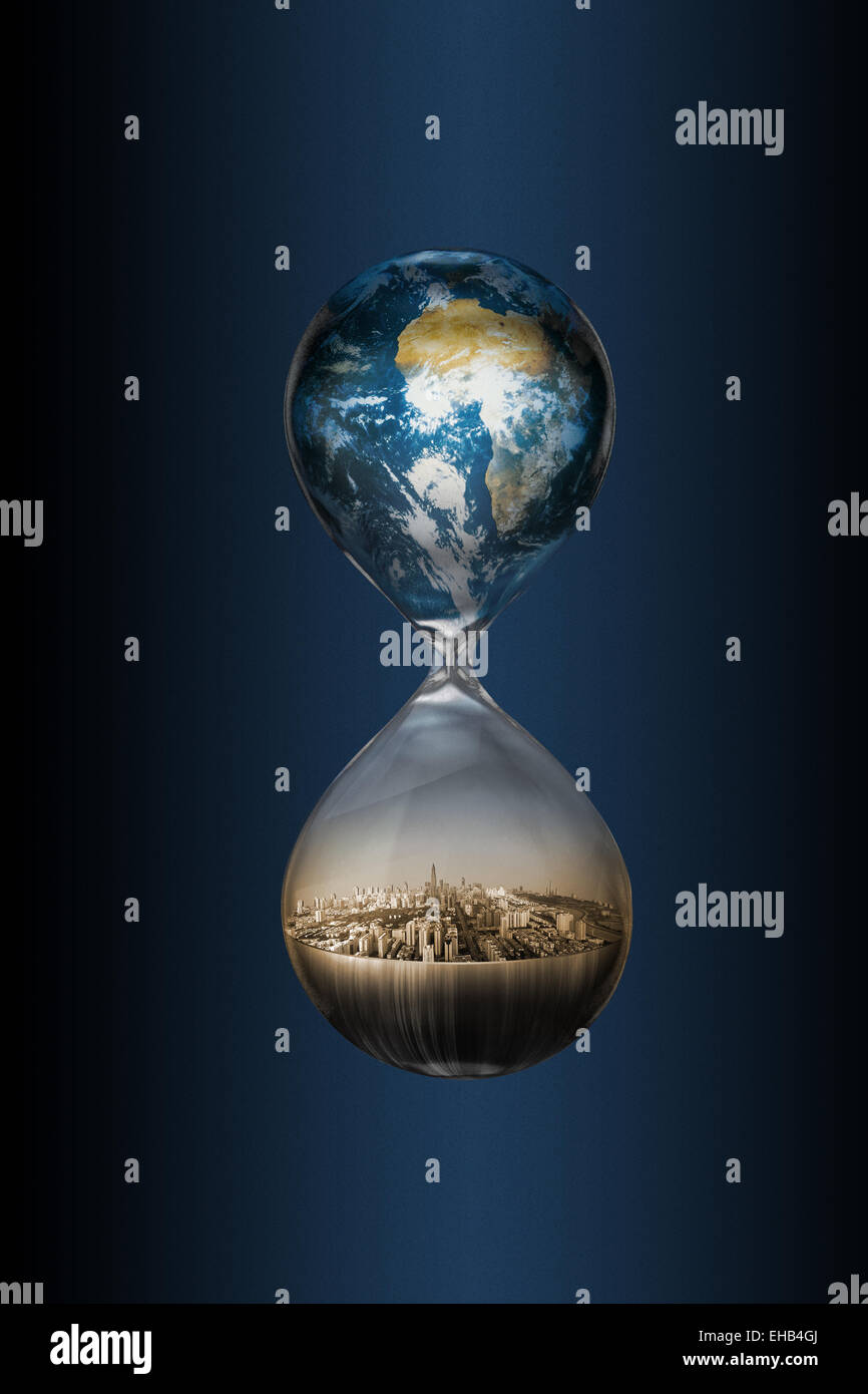 Il riscaldamento globale della terra Foto stock - Alamy