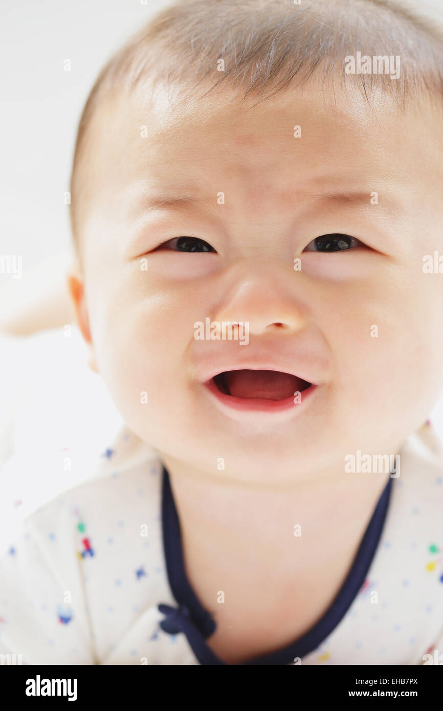 Giapponese ritratto del neonato Foto Stock