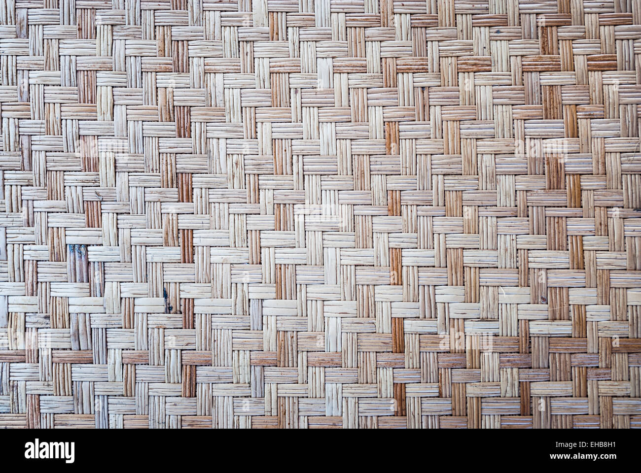 Northern Thai Bamboo Mat sfondo/Texture. Foto Stock