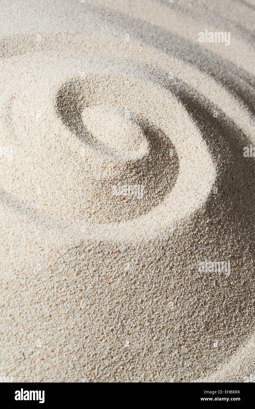 Iscrizioni in sabbia Foto Stock
