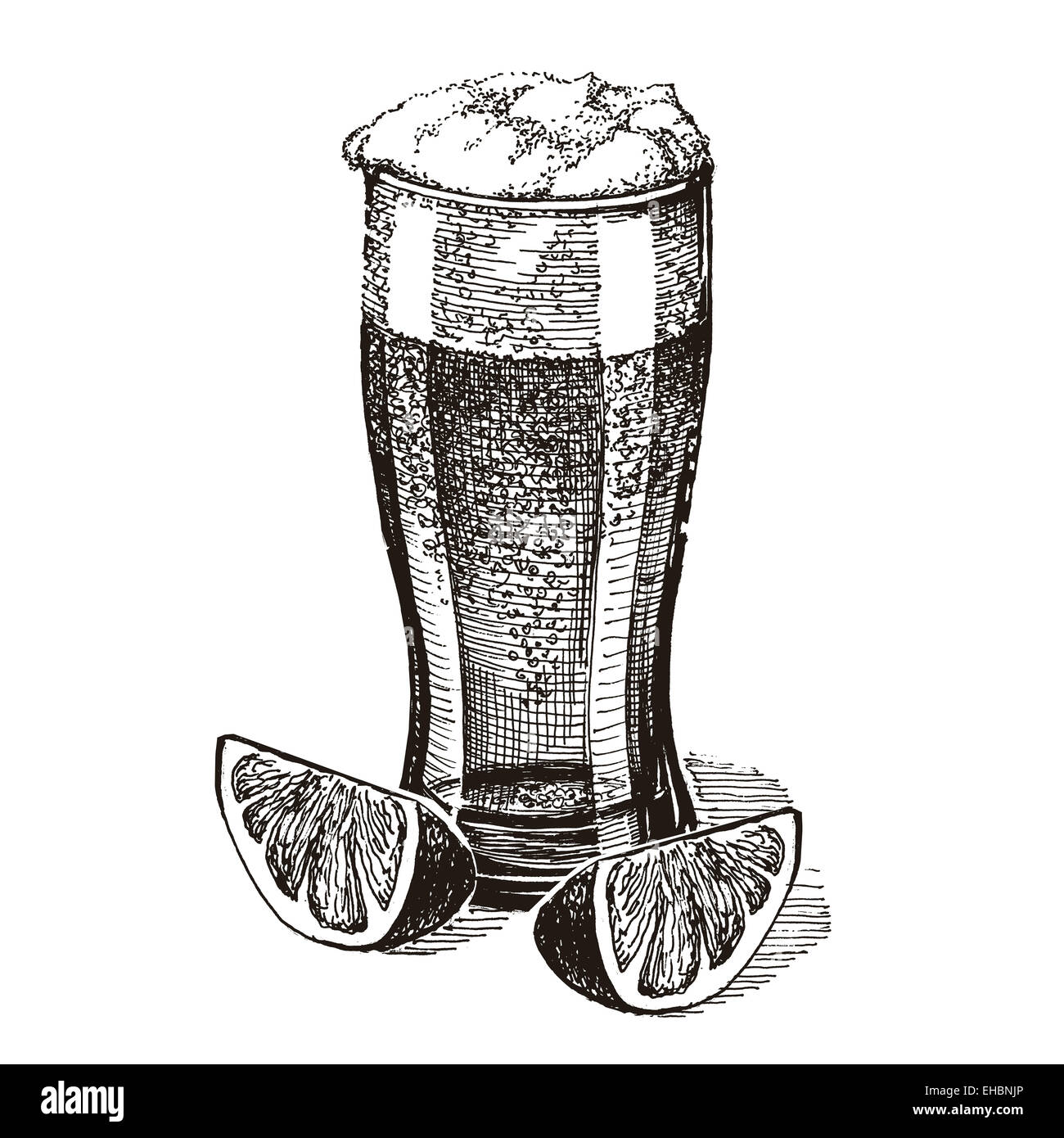 Vettore di birra logo design modello. pub o bevanda icona. Foto Stock