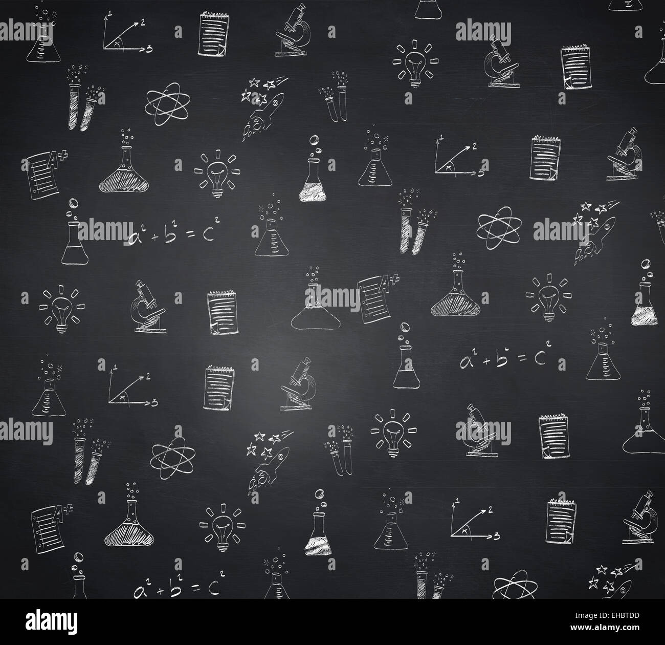 Immagine composita della scuola scarabocchi Foto Stock