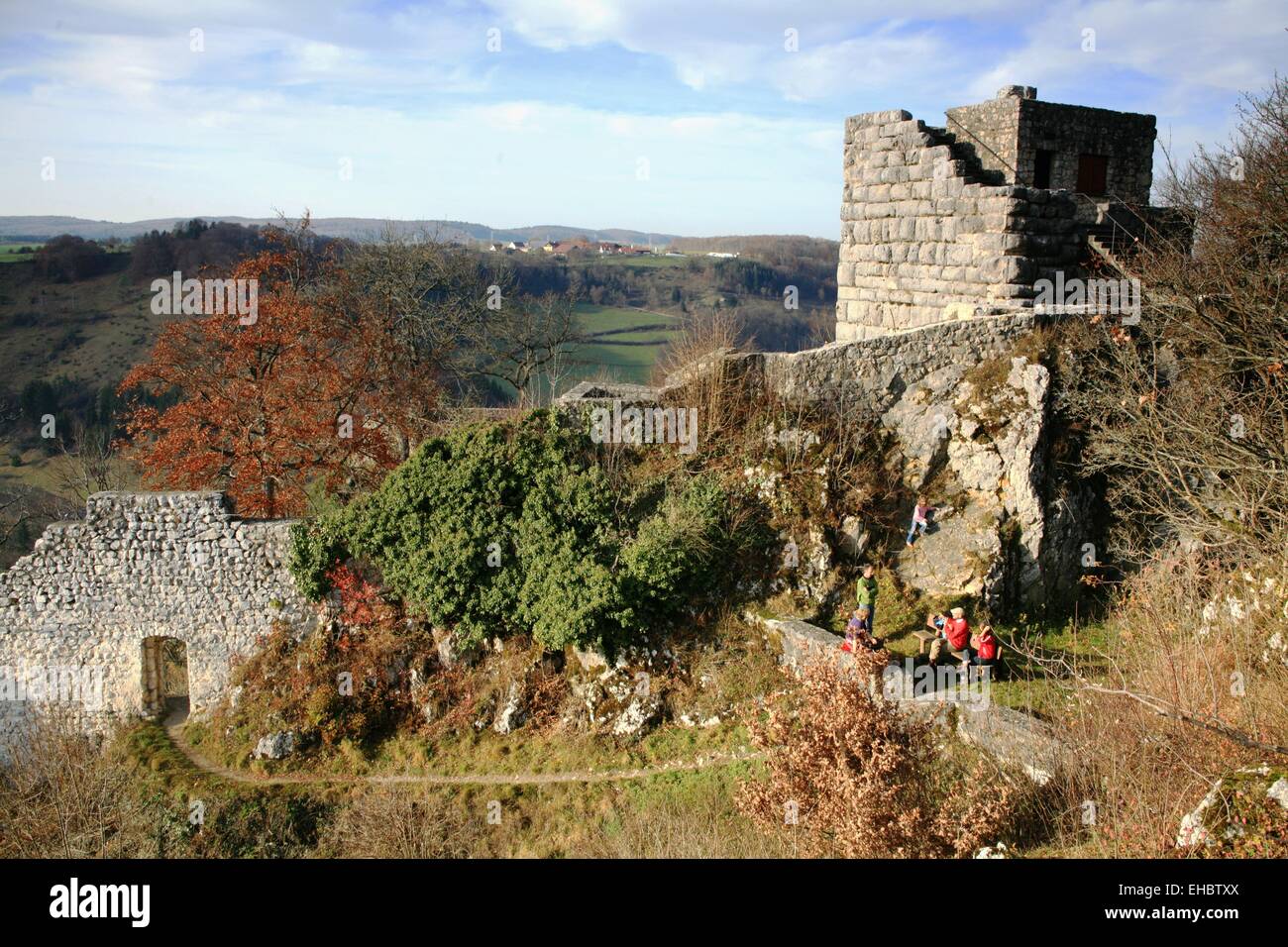 Alta Gundelfingen Foto Stock